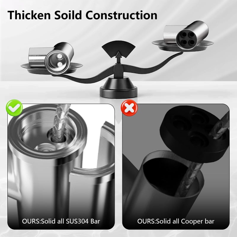 BWE Kitchen Sink Faucet with Deck Plate Single Handle Lever with Pull Down Sprayer Spring 3 Function Kitchen Faucet High Arc Farmhouse Commercial Bar Kitchen Faucets Brushed Nickel - Image 4